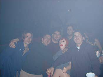 Group of guys and Julie